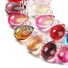Transparent Glass Beads Strands GLAA-B014-01D-3