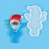 Christmas Theme DIY Santa Claus Display Silicone Molds DIY-F114-03-1