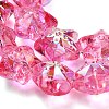 Electroplate Baking Paint Glass Beads Strands X1-EGLA-K061-12A-AB10-3