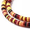 Handmade Polymer Clay Beads Strands CLAY-R089-3mm-015-4