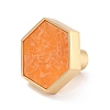 Hexagon with Marble Pattern Brass Box Handles & Knobs LS-DIY-P054-C08-2