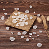 100Pcs 5 Style Transparent Frosted Acrylic Beads FACR-PJ0001-02-8