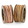 2 Rolls 2 Colors Segment Dyed Round Polyester Twisted Cords OCOR-TA0003-59C-2
