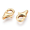 Brass Lobster Claw Clasps KK-N254-08G-2