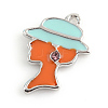 Alloy Enamel Pendants ENAM-S091-006LG-1