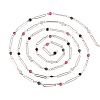 Brass Oval & Flat Round Link Chains CHC-TA0001-23-2