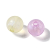 Rainbow Iridescent Plating Acrylic Beads MACR-YW0002-19B-2