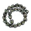 Handmade Foil Glass Beads DICH-C001-01I-2