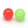 Imitation Jade Acrylic Beads SACR-S188-08mm-M-2
