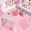 4 Bags 4 Styles Printed Transparent OPP Cellophane Storage Bags OPP-SP0001-07B-4