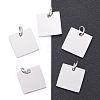 Anti-Tarnish 304 Stainless Steel Stamping Blank Tag Charms STAS-I311-28P-2