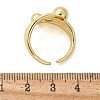 Brass Cuff Rings RJEW-C120-20G-5