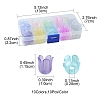 9 Colors Transparent Acrylic Beads Caps OACR-FS0001-72-4