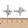 Platinum Alloy Glass Pendants FIND-Z068-01P-3