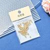 SHEGRACE Flat Round Brass Beads XGRPCU423-294G-6
