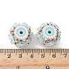 Flower Style Resin Rhinestone Beads CLAY-NH0003-05S-03-3