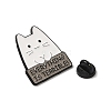 Cat Shape Enamel Pins JEWB-P039-11EB-03-3