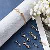 SUNNYCLUE 16Pcs 4 Style 304 Stainless Steel Lobster Claw Clasps STAS-SC0003-44-5