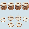 1 Set 1-Hole Wood Buttons BUTT-CY0001-16C-7