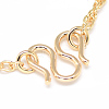 Brass Chains Necklace Making MAK-Q012-05G-3