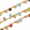 Handmade Glass Beaded Chains CHC-E018-C07-1