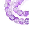 Baking Paint Crackle Glass Beads Strands X-CCG-S001-6mm-14-3