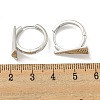 Brass Hoop Earrings EJEW-L211-007P-3