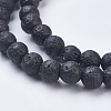 Natural Lava Rock Beads Strands G-J346-37-6mm-3