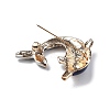 Marine Organism Alloy Rhinestone Brooches JEWB-Z034-03G-03-3