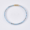 PVC Plastic Buddhist Bangle Sets BJEW-Q698-03-3