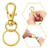 DIY Alloy Swivel Lobster Claw Clasps & Iron Split Key Rings Keychain Finding Kits DIY-YW0010-44AB-5