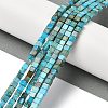 Dyed Synthetic Imperial Jasper Beads Strands G-H087-F02-01B-1-2