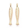 Brass Pendants KK-T071-33G-1