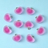 10Pcs Frosted Resin Pendants RESI-YW0004-45E-1