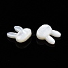 Natural White Shell Mother of Pearl Shell Beads SSHEL-N032-46-1