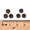 Brass Rhinestone Spacer Beads RB-A014-L6mm-01AB-NF-2