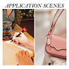 7Pcs 7 Colors Opaque Acrylic Beads and Alloy Bowknot SACR-TA0001-52-8