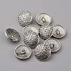 1-Hole Alloy Shank Buttons BUTT-WH0020-22D-2