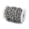 304 Stainless Steel Textured Cable Chains STAS-P386-10P-3
