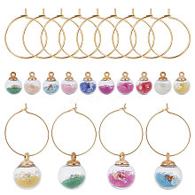 SUNNYCLUE DIY Wine Glass Charms Making Kits DIY-SC0020-76