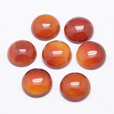 Natural Carnelian Cabochons X-G-P215-15-12mm-1