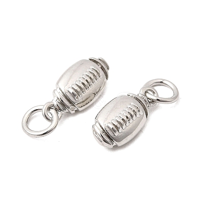 Sports Brass Charms KK-A289-04A-P-1