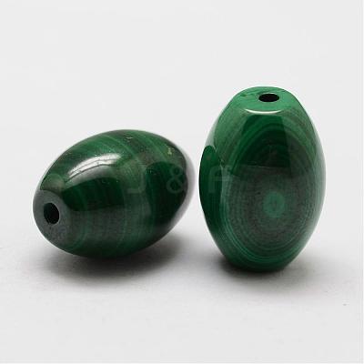 Barrel Natural Malachite Beads G-I178-02-10x14-1