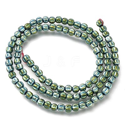 Electroplated Synthetic Non-magnetic Hematite Beads Strands G-C154-A01-01H-1