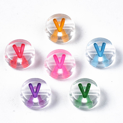 Transparent Clear Acrylic Beads MACR-N008-56V-1
