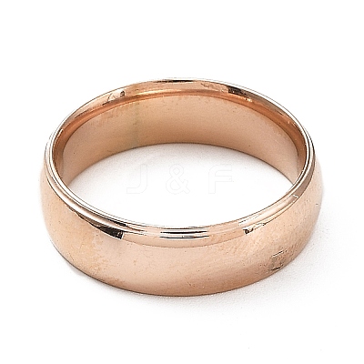 Ion Plating(IP) 304 Stainless Steel Flat Plain Band Rings STAS-I160-A-20mm-RG-1
