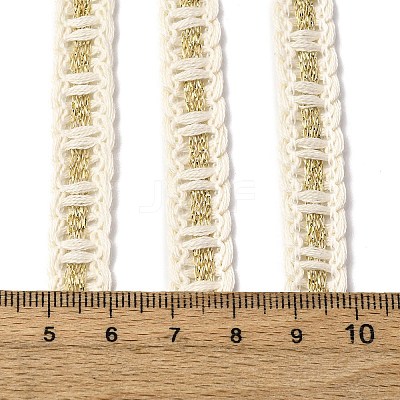 Polyester with Cotton Braided Lace Ribbon OCOR-Z007-05B-1