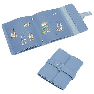 PU Leather Earring Storage Bags AJEW-SP0006-24E-1