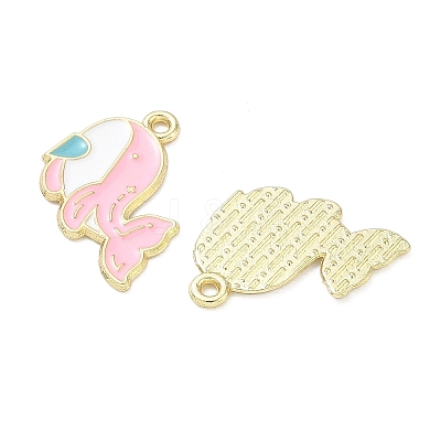 Alloy Enamel Pendants AL-CBA292F-01B-G-1