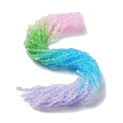 Transparent Glass Bead Strands LS-GLAA-H023-03E-1
